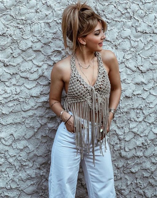 Summer Bohemian Sexy Back Top