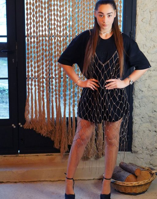 "Catch me up" Gold Glitter Dress