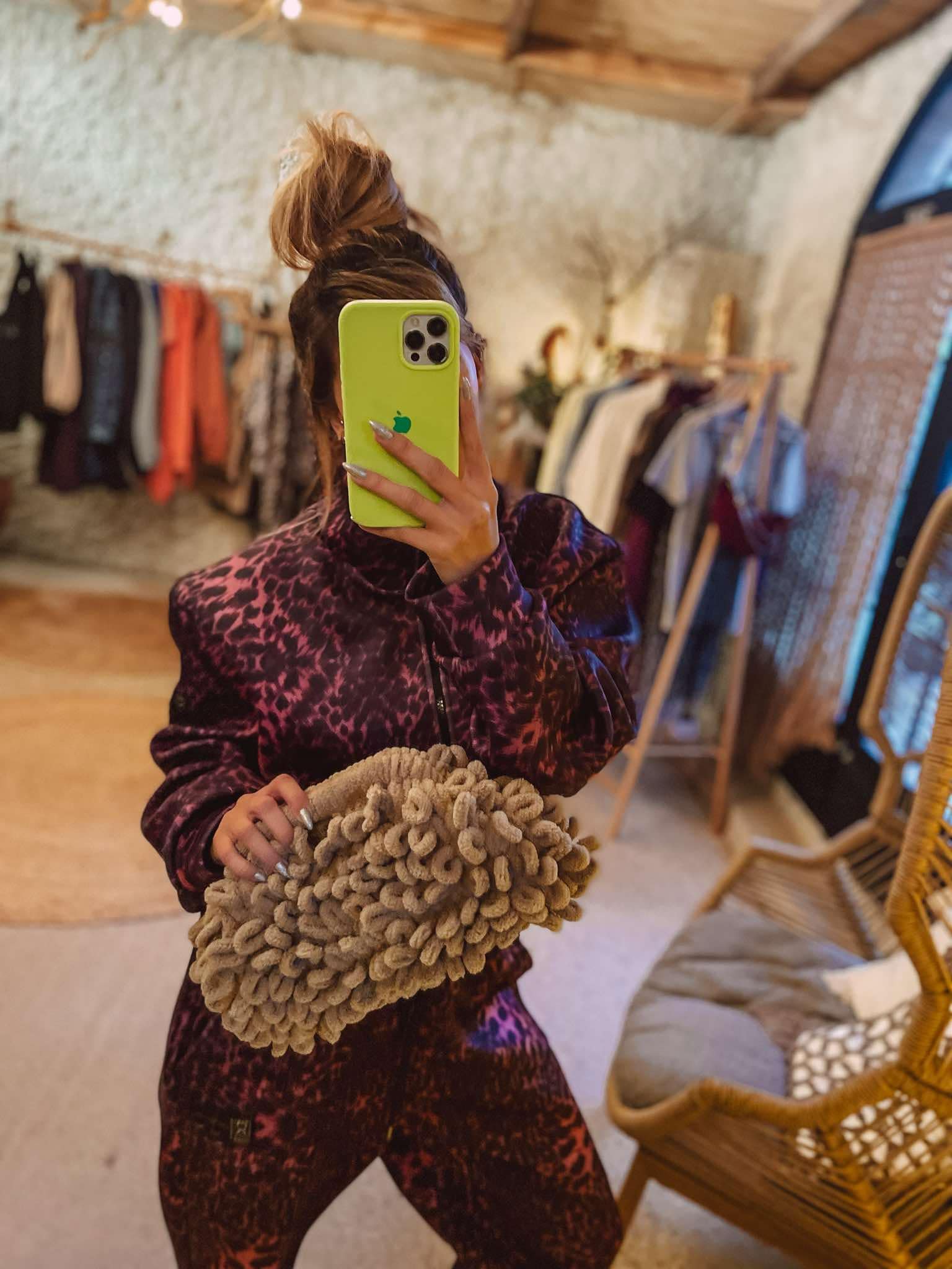 "Puffy Bag" Mocha - Image 2