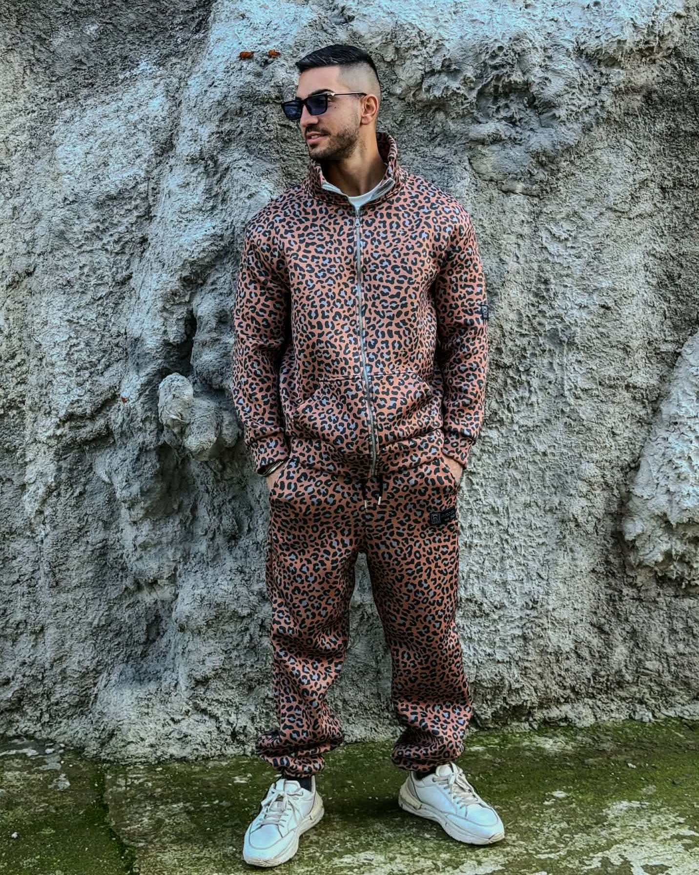 “Funky Leopard” Exclusive Unisex Set With Jacket